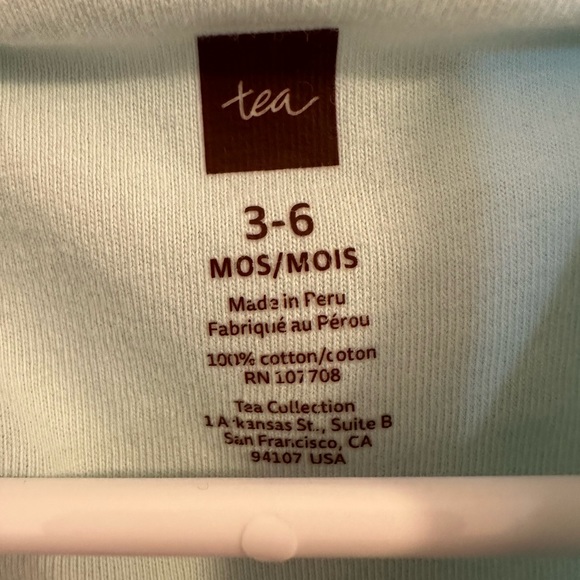 Trio of Tea Collection Baby T Shirts 3-6 Month - Picture 9 of 11